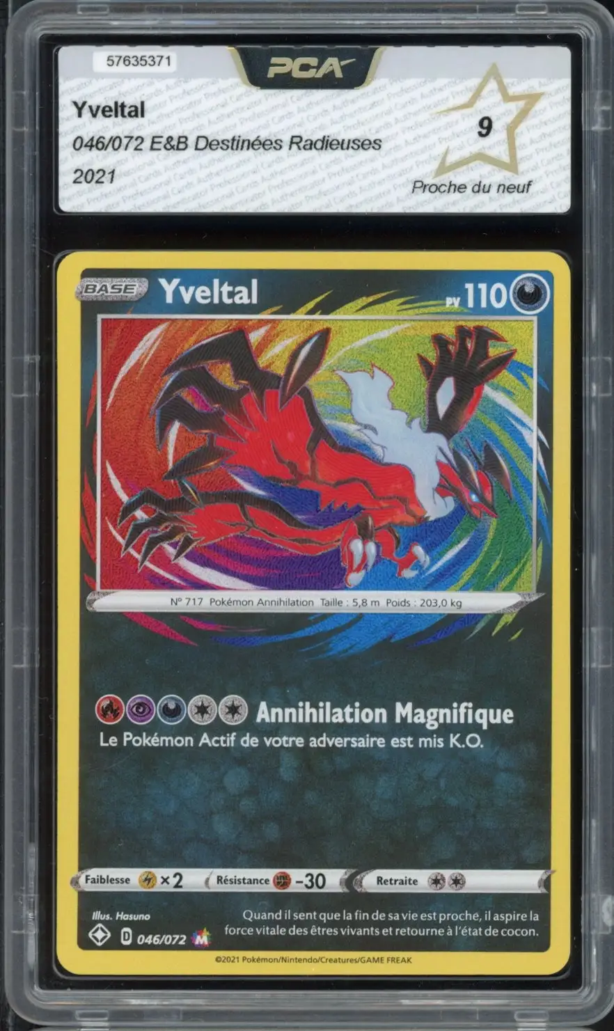 PCA 9 Yveltal Holo