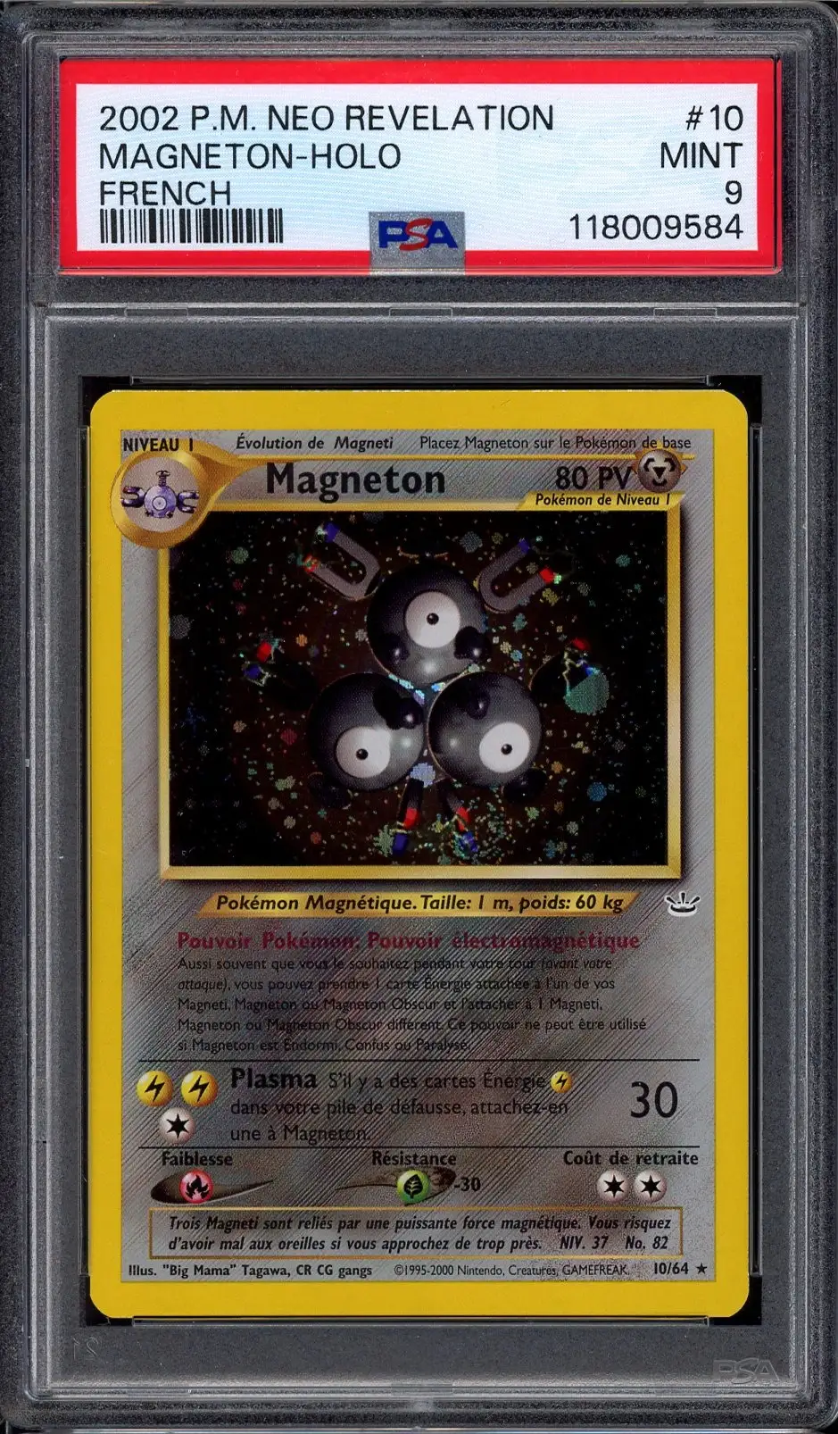 PSA 9 Magneton Holo