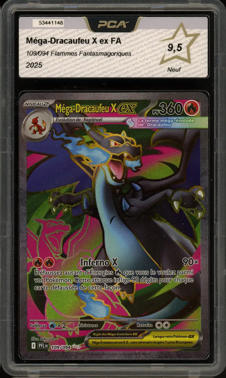 PCA 9.5 Méga-Dracaufeu X Ex