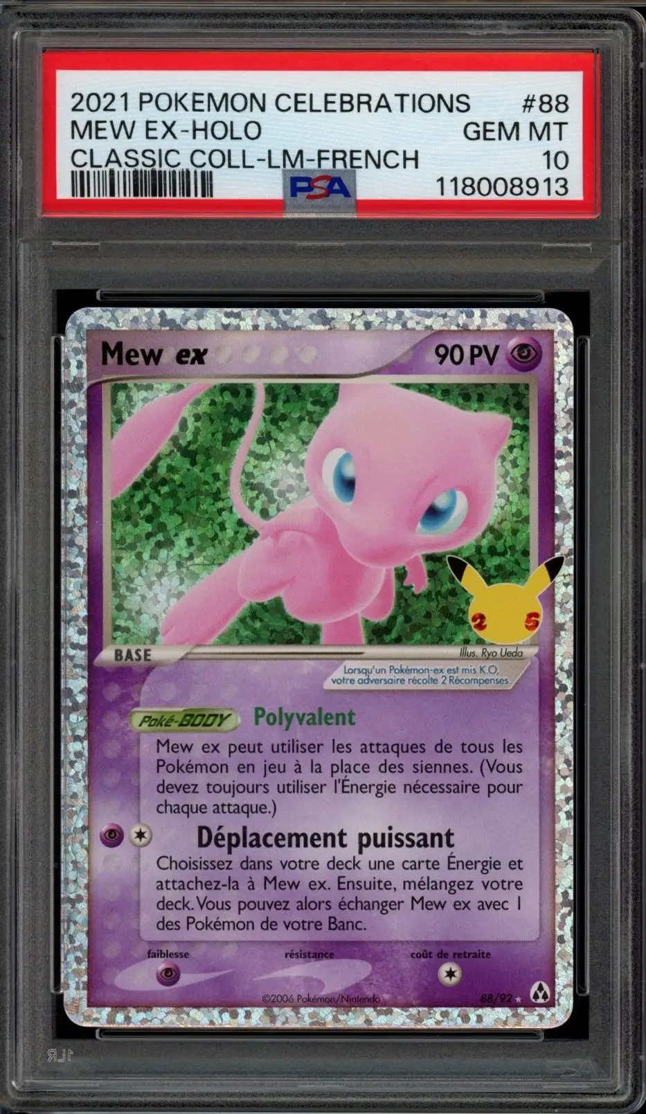 PSA 10 Mew Ex