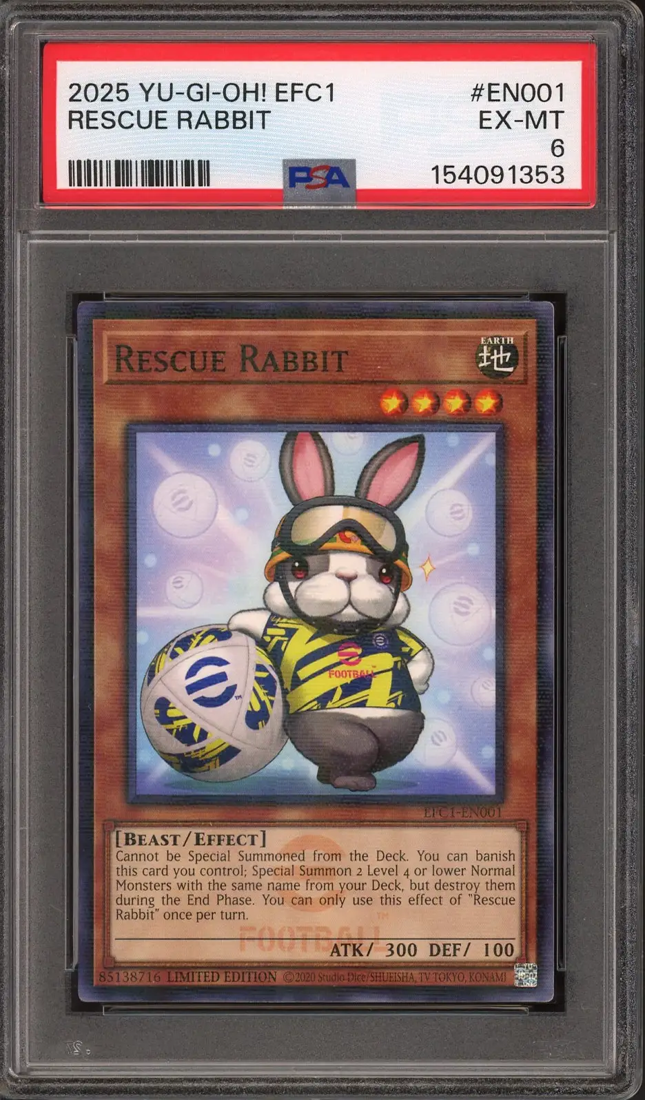 PSA 6 Rescue Rabbit
