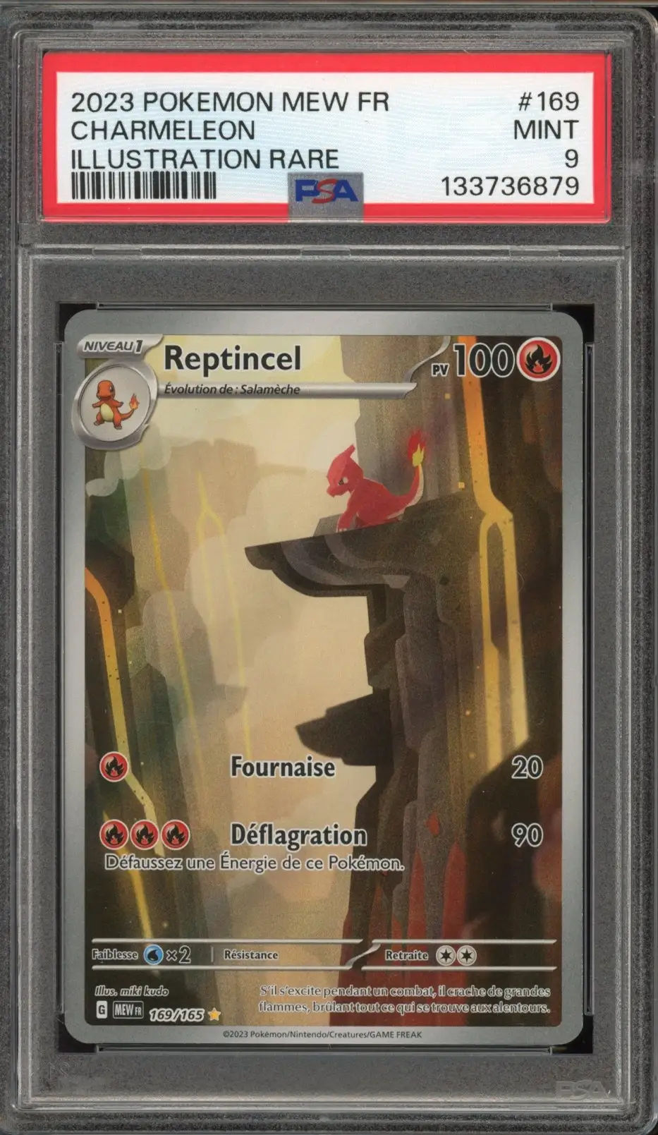 PSA 9 Reptincel
