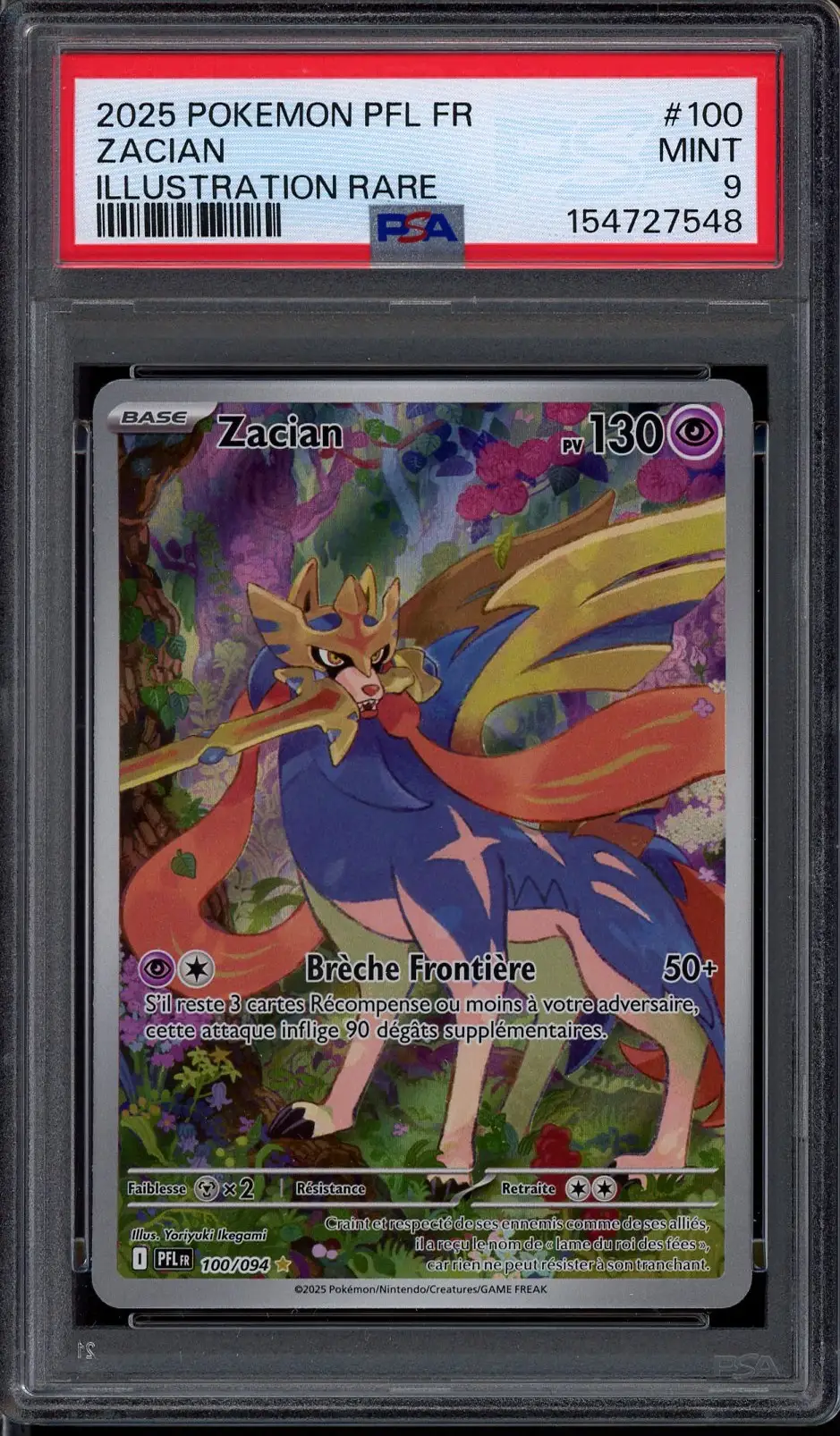 PSA 9 Zacian