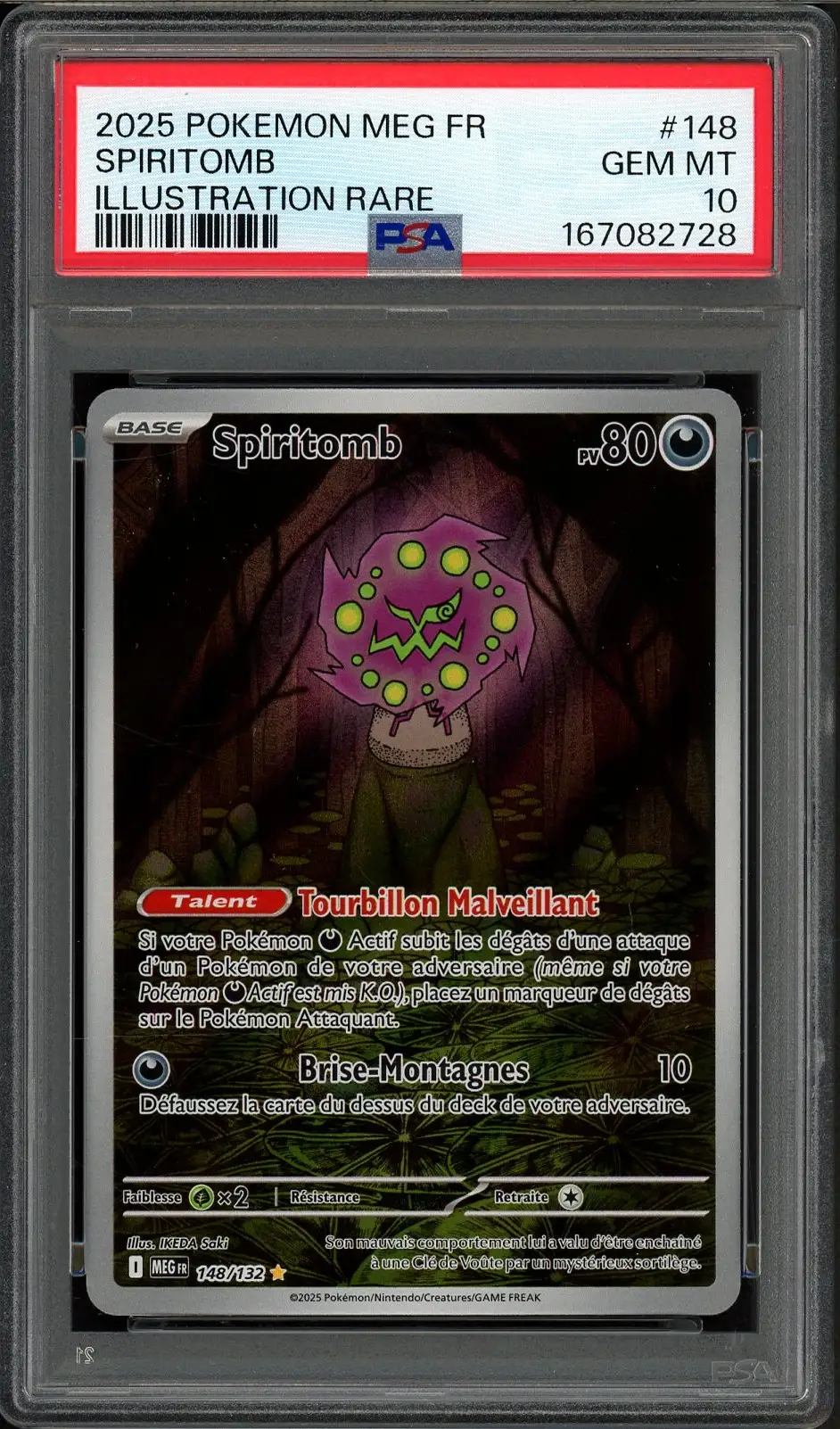 PSA 10 Spiritomb