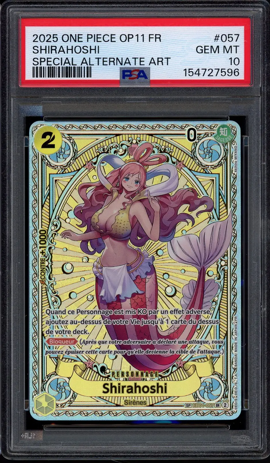 PSA 10 Shirahoshi