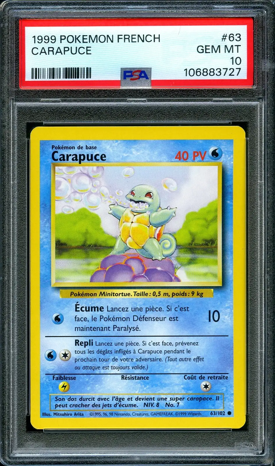 PSA 10 Carapuce