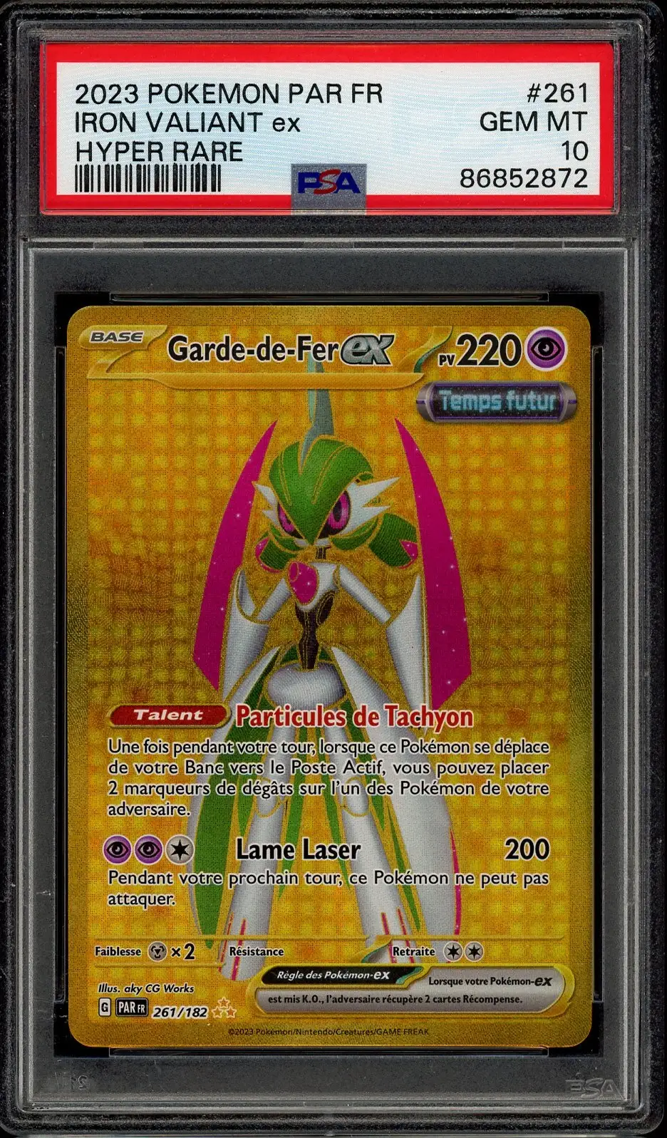 PSA 10 Garde-de-Fer Ex Gold