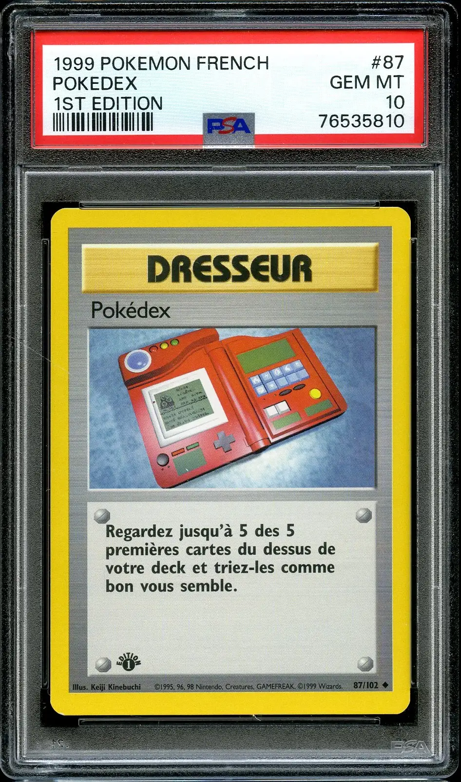 PSA 10 Pokédex