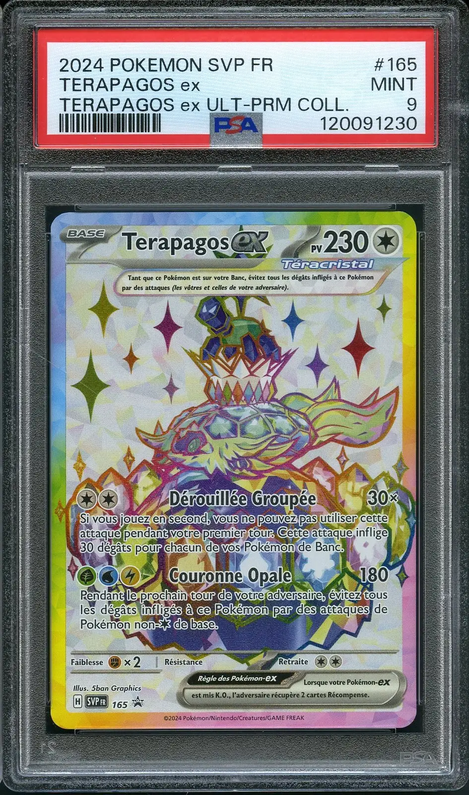 PSA 9 Terapagos Ex