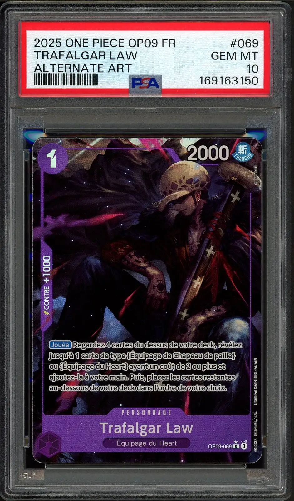 PSA 10 Trafalgar Law