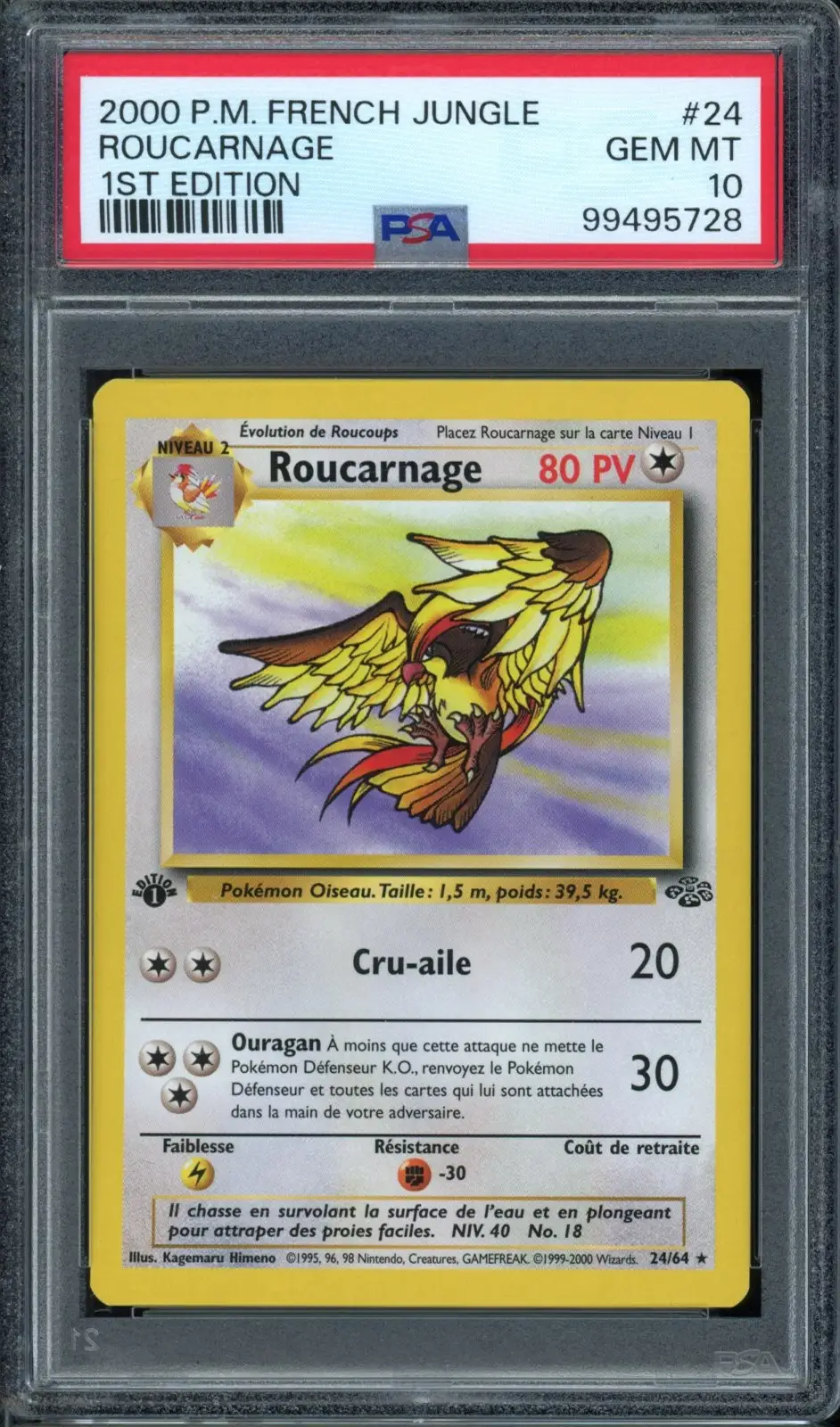 PSA 10 Roucarnage
