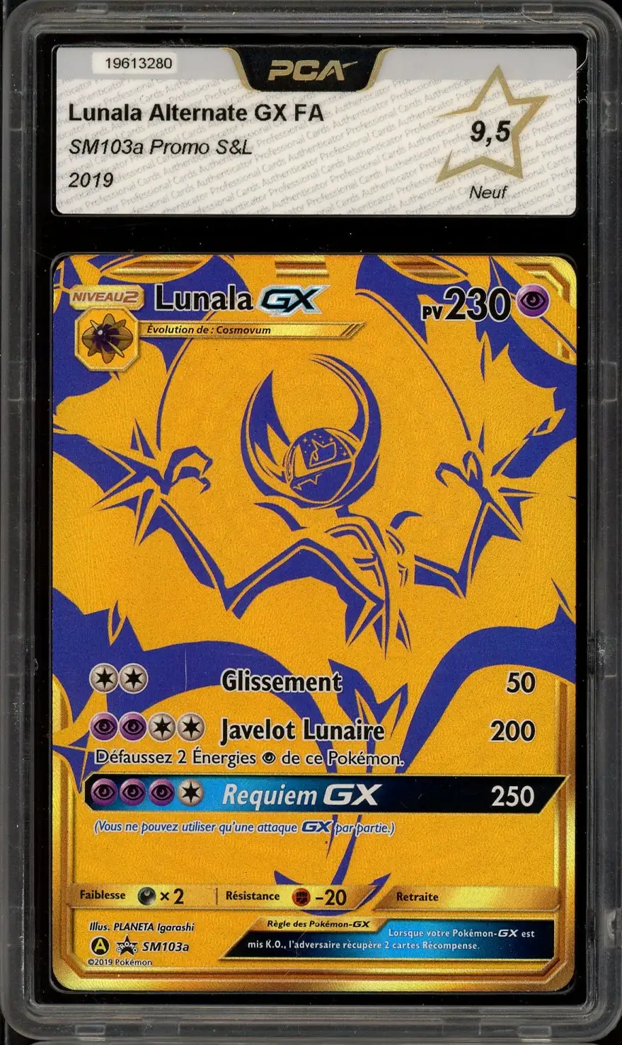 PCA 9.5 Lunala Gx Gold