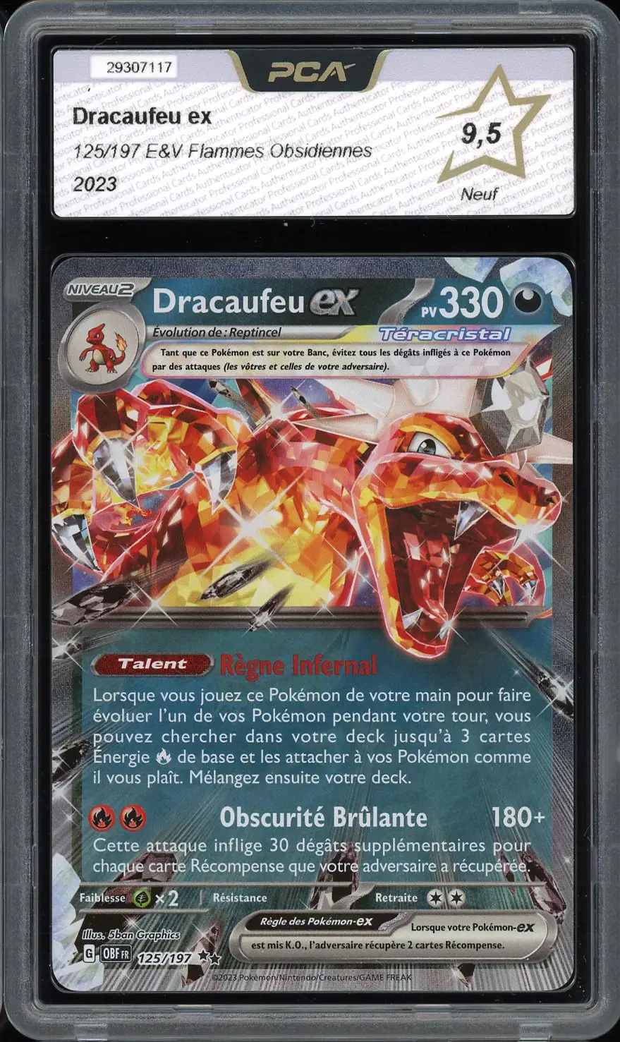 PCA 9.5 Dracaufeu Ex