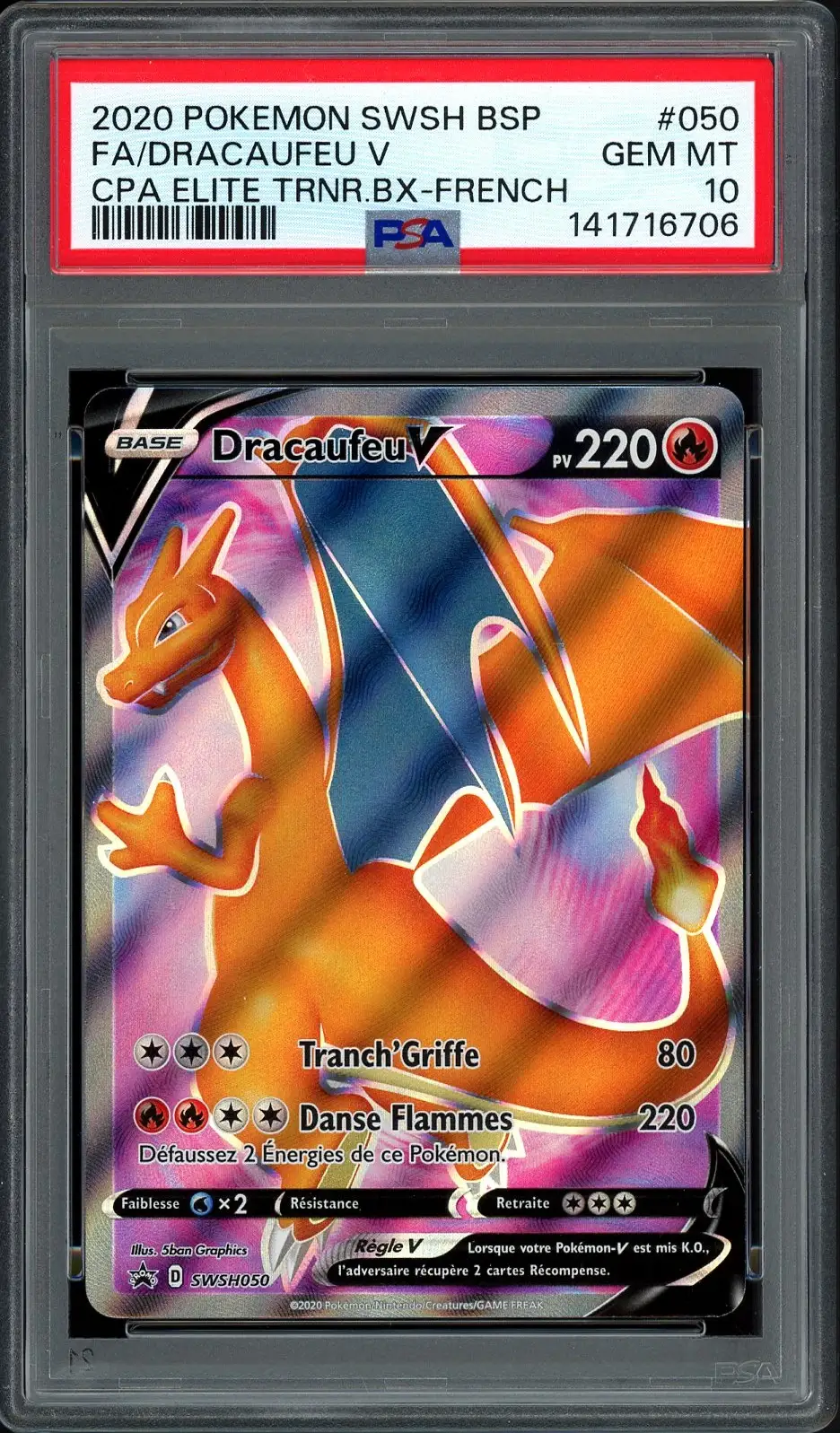 PSA 10 Dracaufeu V