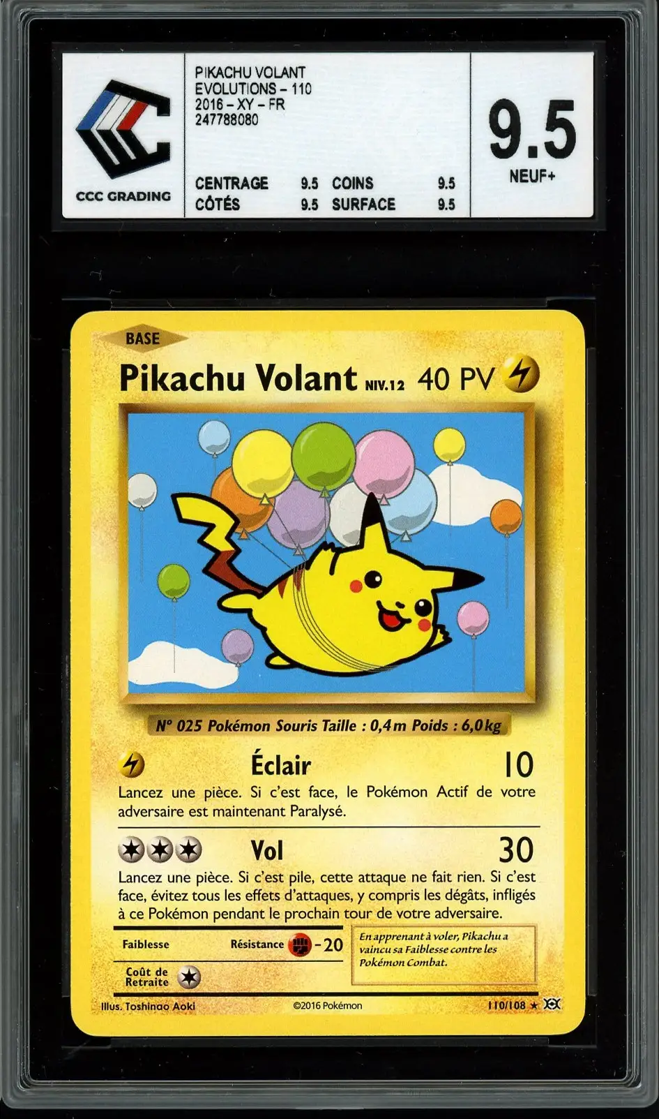 CCC 9.5 Pikachu volant
