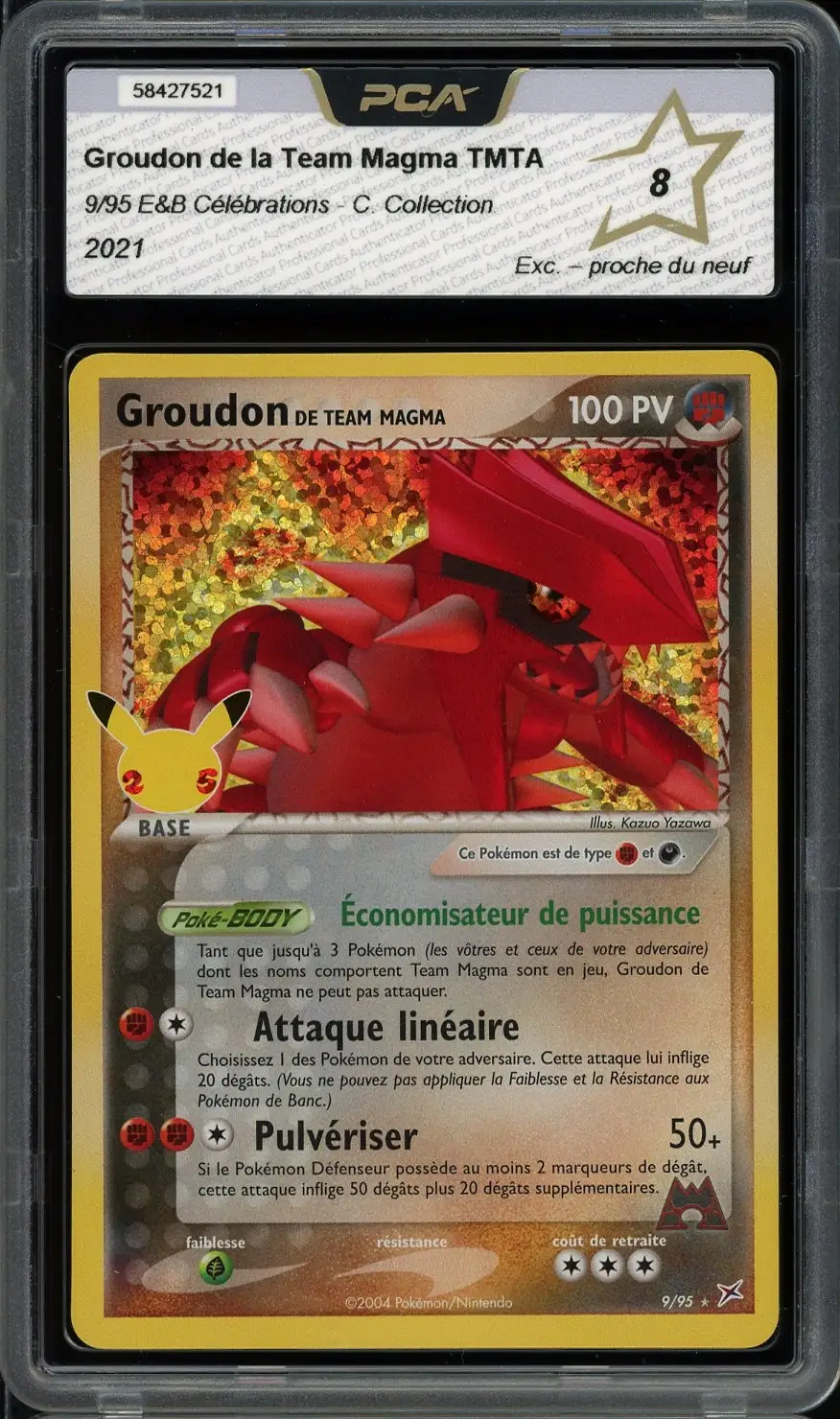 PCA 8 Groudon de Team Magma