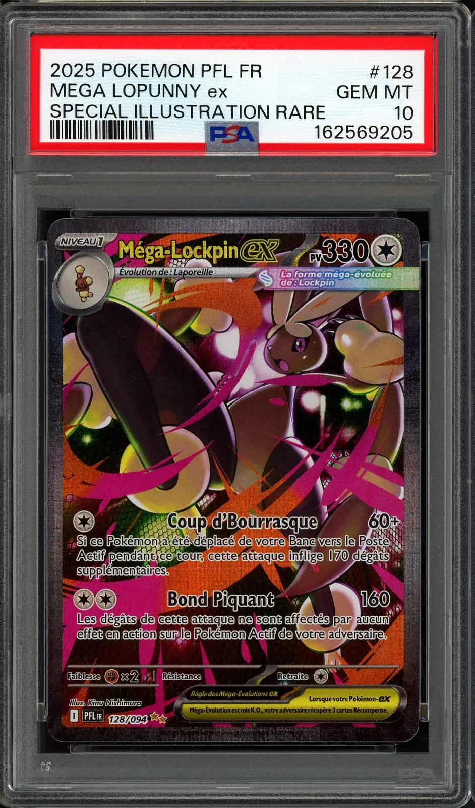 PSA 10 Méga-Lockpin Ex