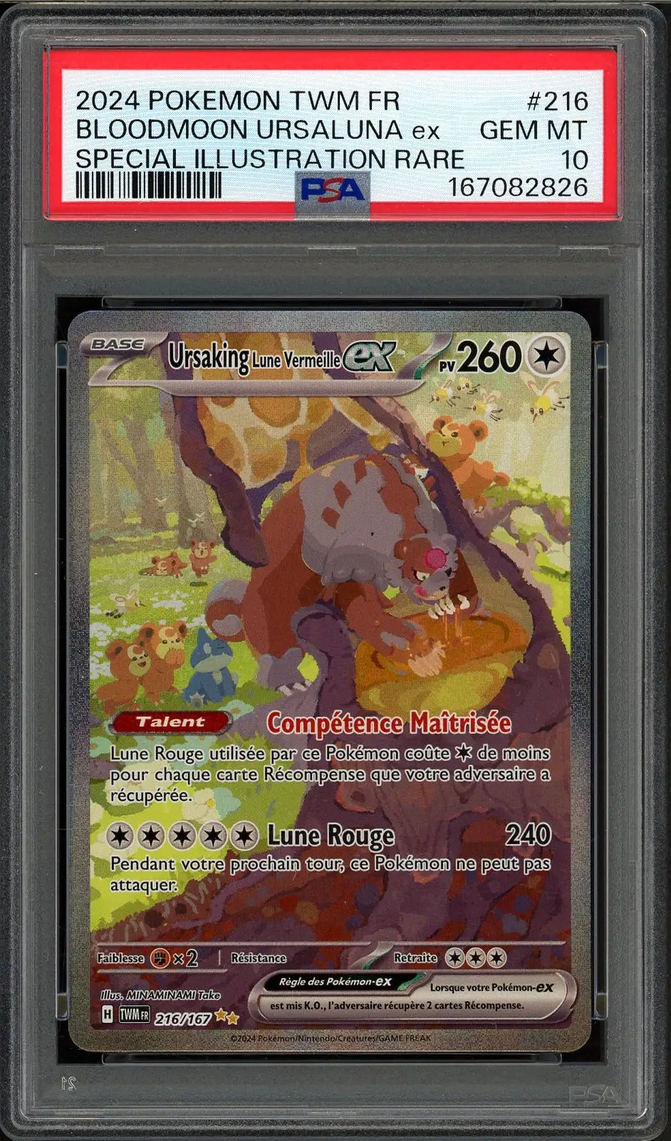 PSA 10 Ursaking Lune Vermeille Ex