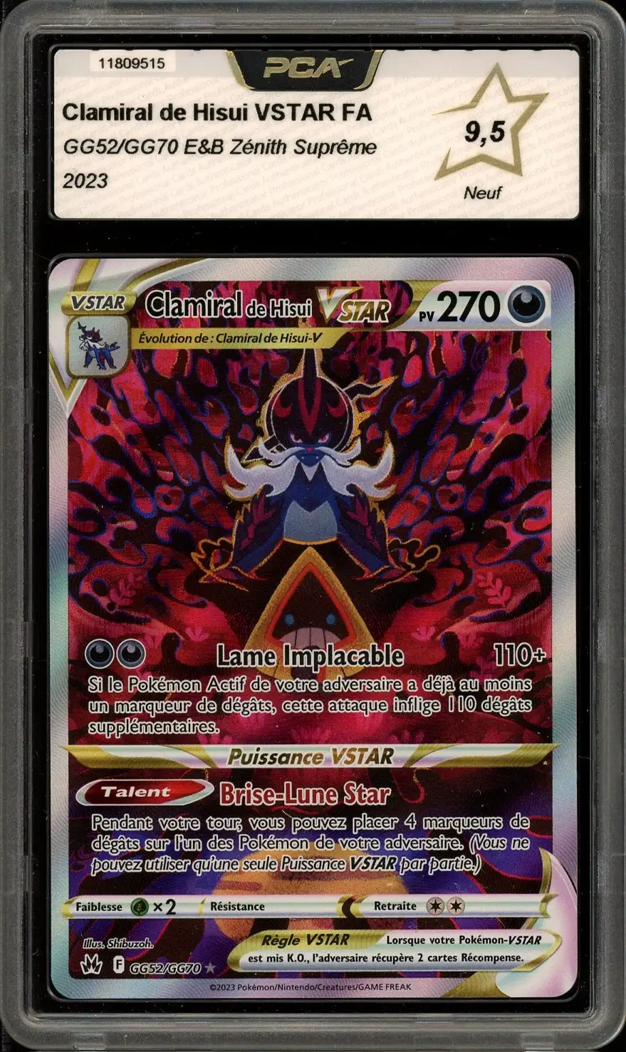 PCA 9.5 Clamiral de Hisui VStar