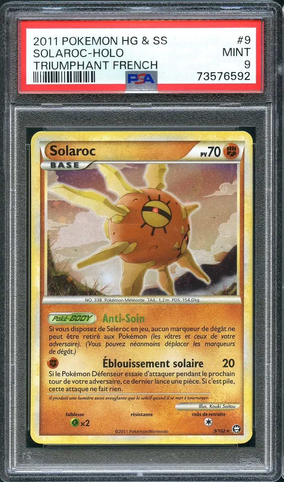 PSA 9 Solaroc Holo