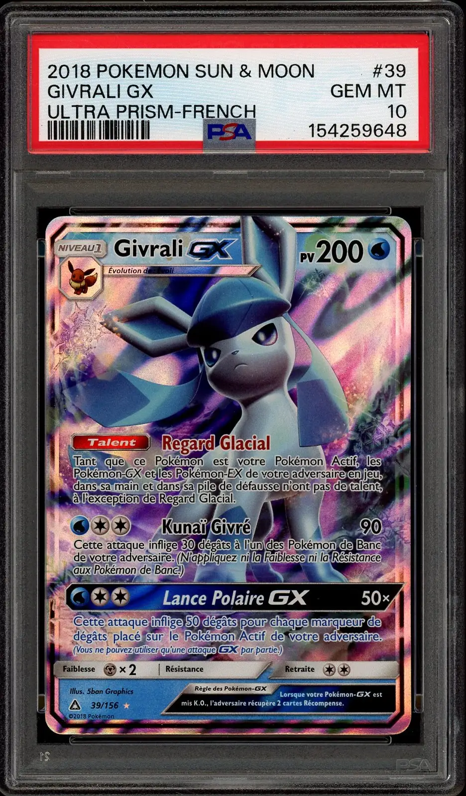 PSA 10 Givrali Gx