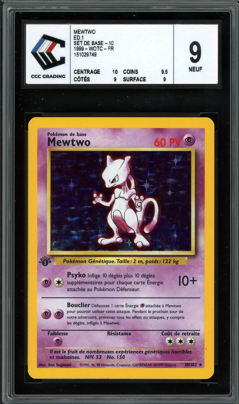 CCC 9 Mewtwo Holo