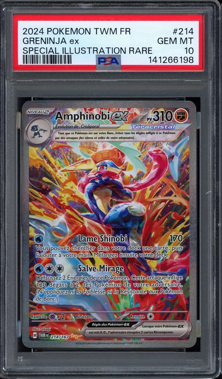 PSA 10 Amphinobi Ex