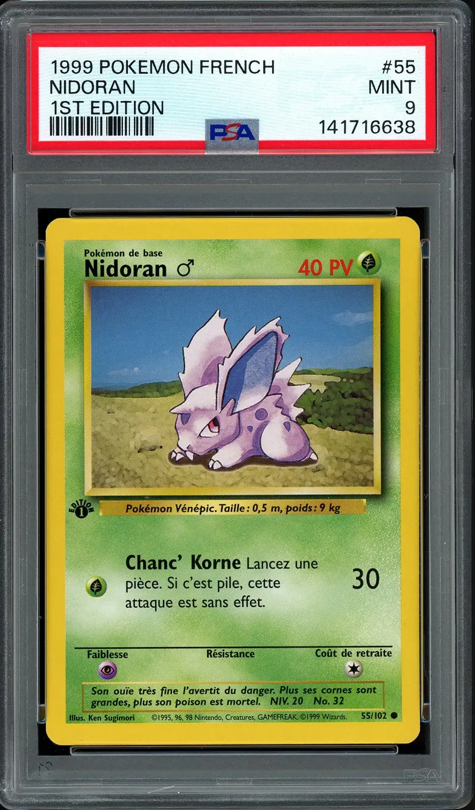 PSA 9 Nidoran