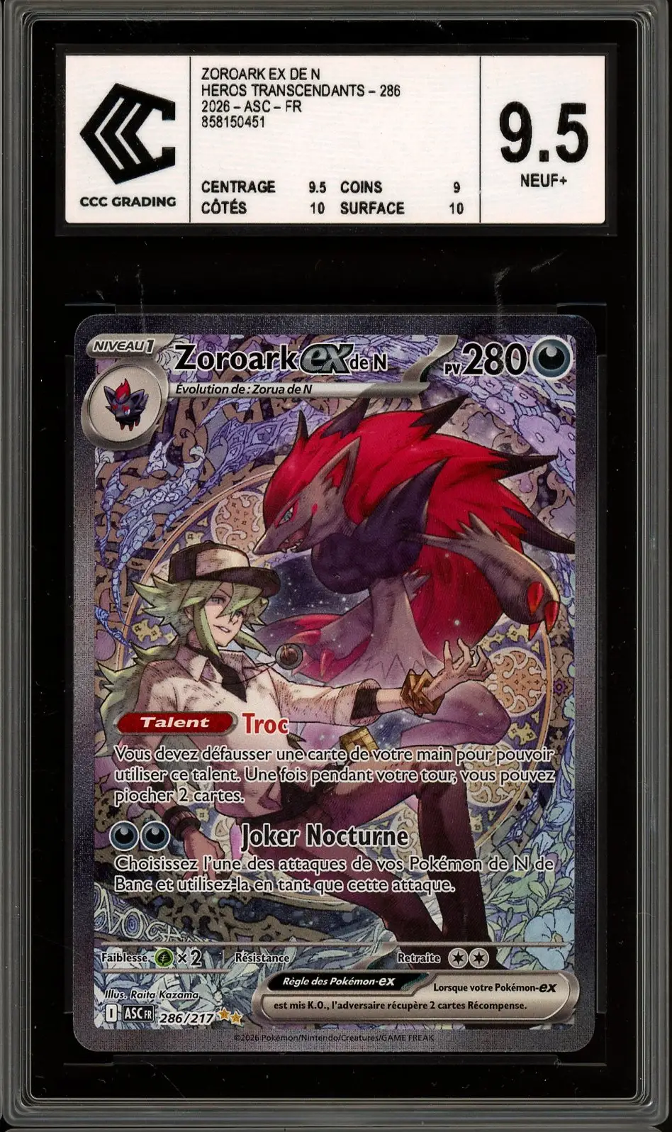 CCC 9.5 Zoroark Ex de N