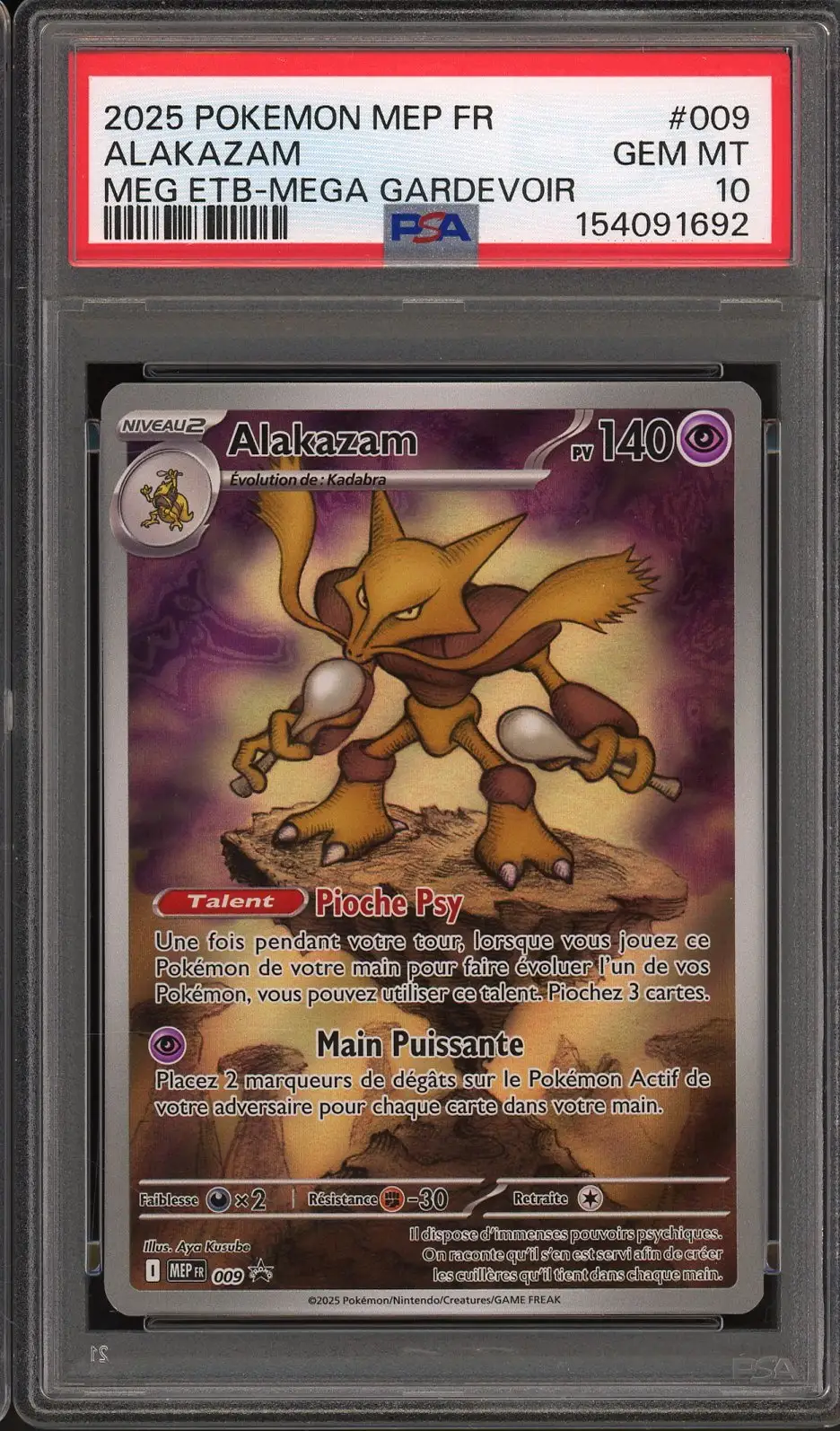 PSA 10 Alakazam