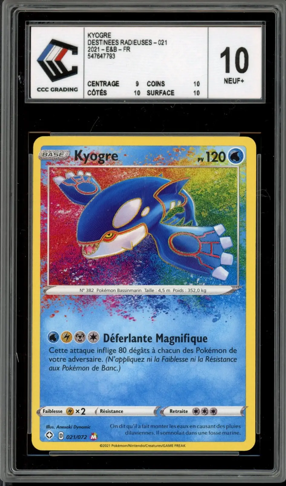 CCC 10 Kyogre Holo