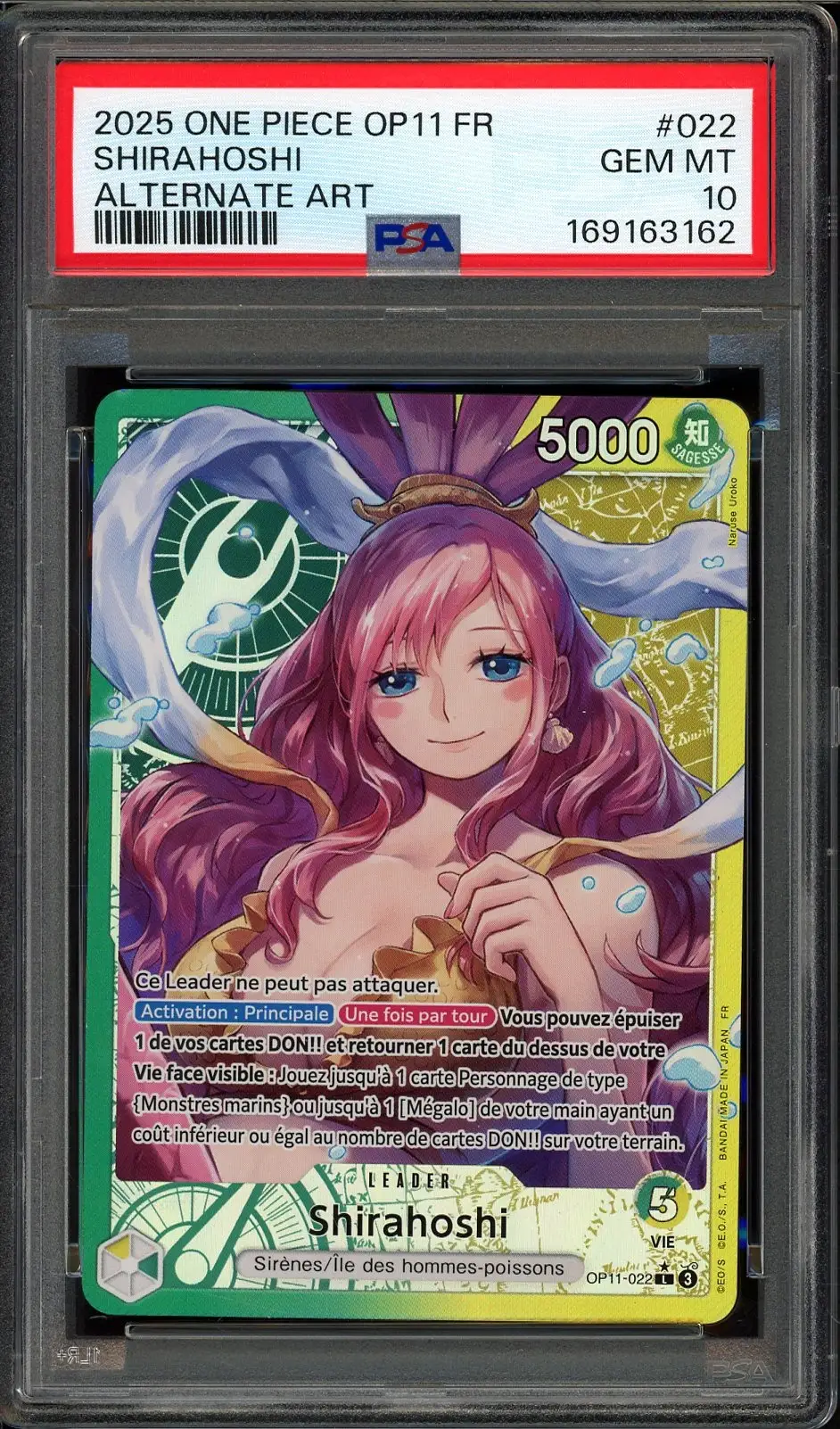 PSA 10 Shirahoshi