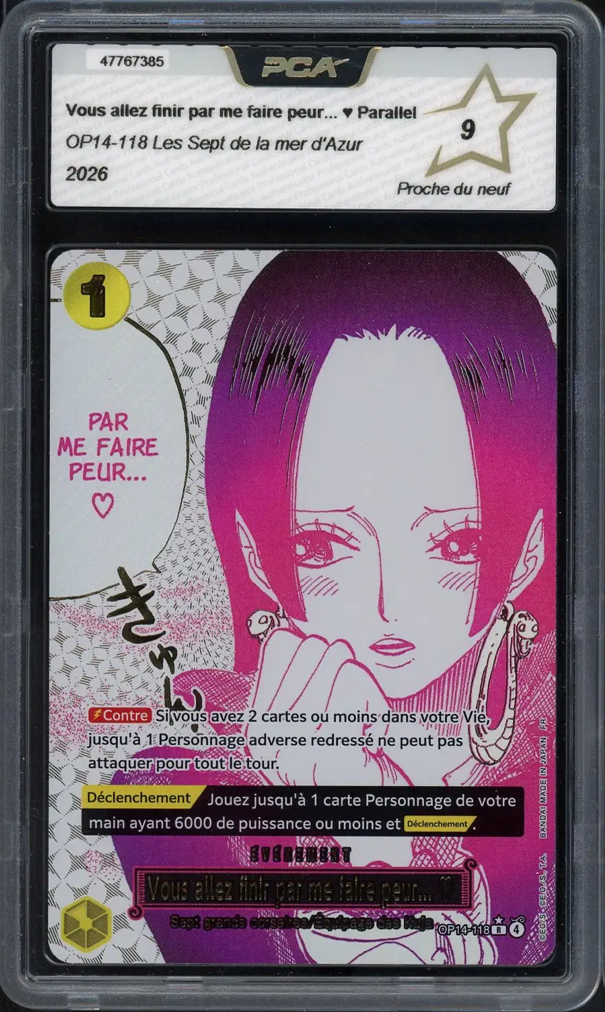 PCA 9 Vous Allez Finir Par Me Faire Peur