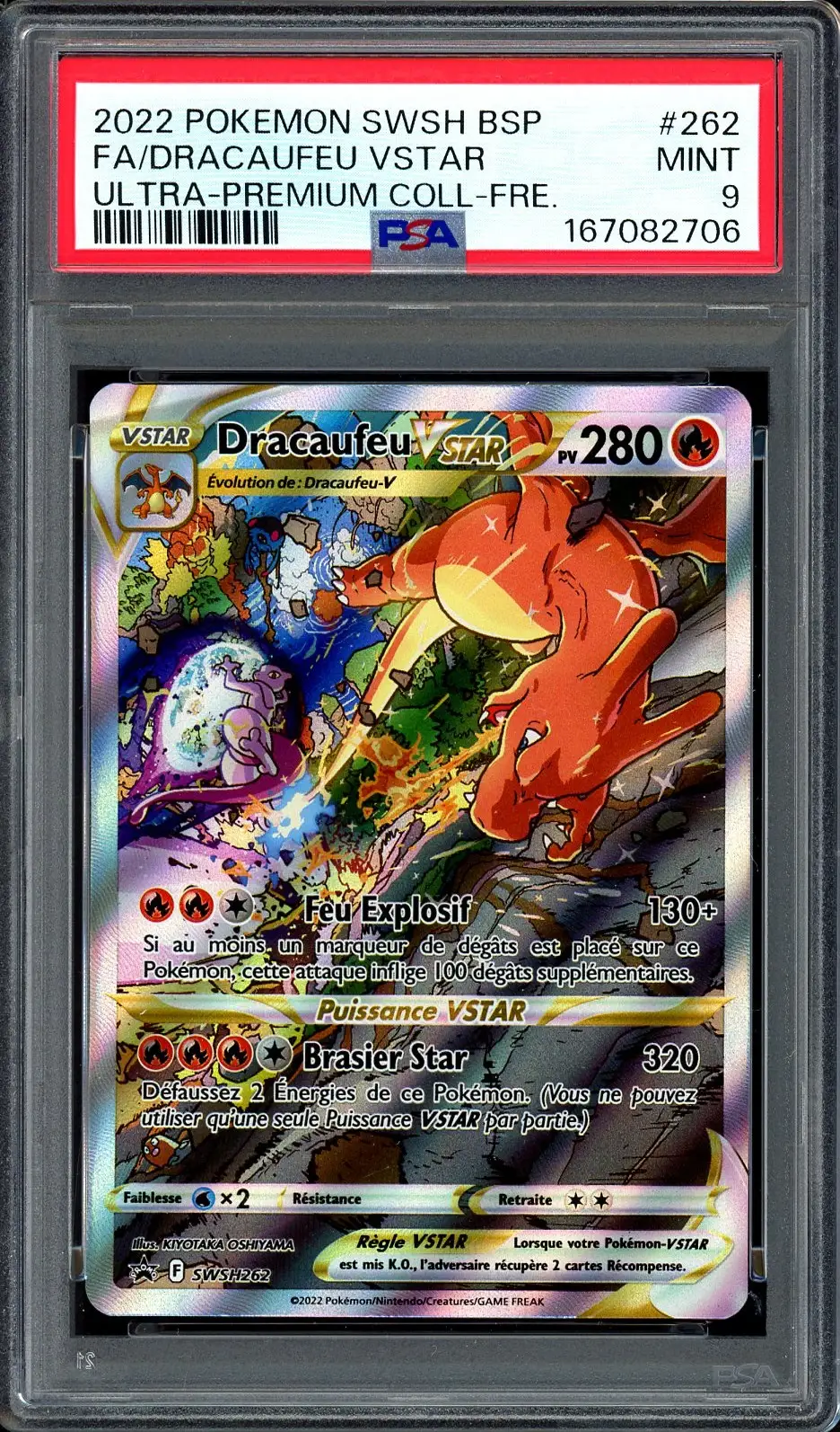 PSA 9 Dracaufeu VStar
