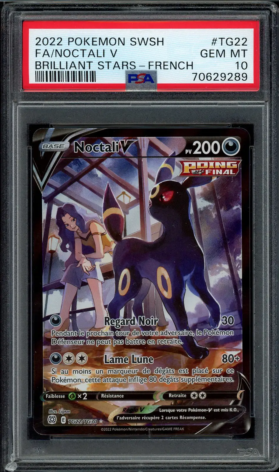 PSA 10 Noctali V