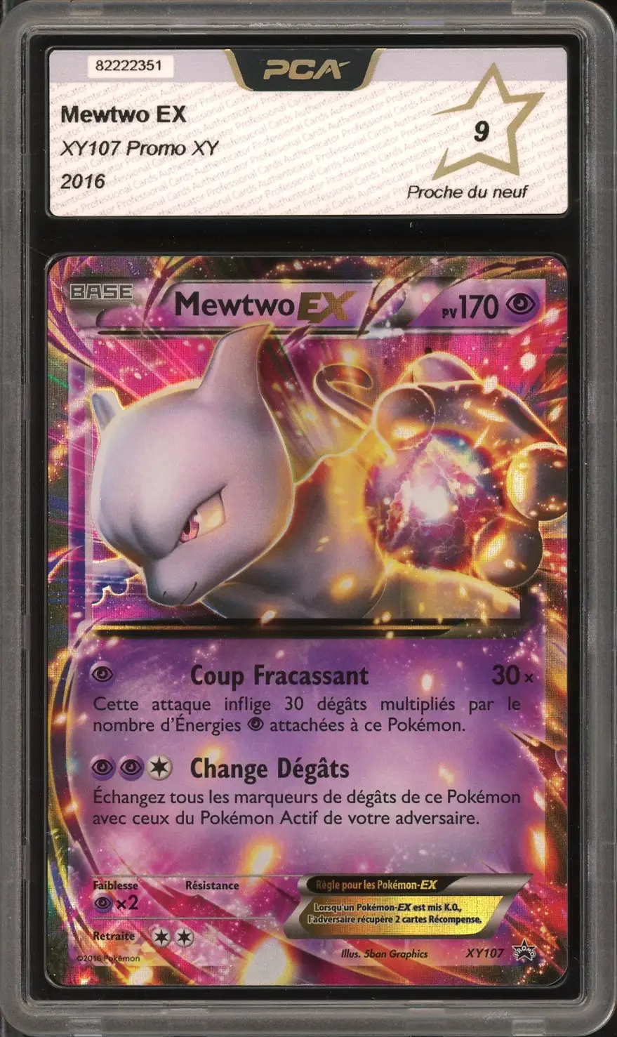 PCA 9 Mewtwo Ex