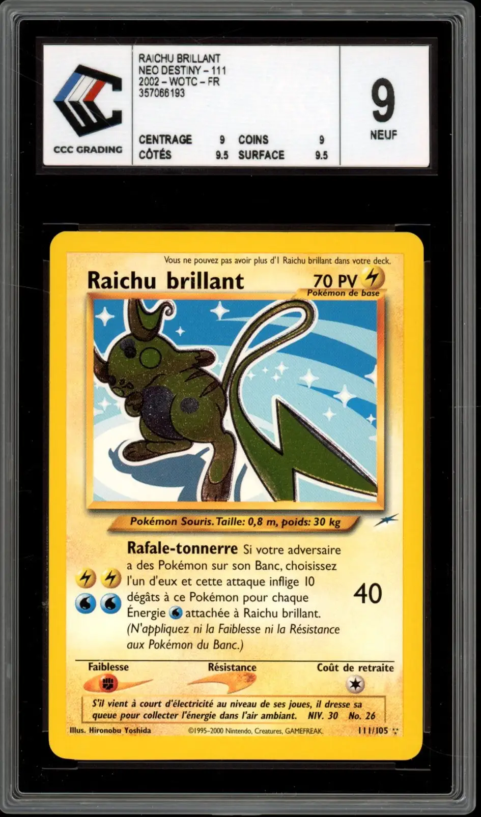 CCC 9 Raichu Brillant