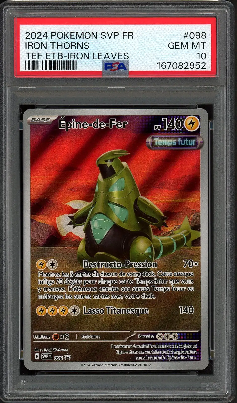 PSA 10 Epine-de-Fer