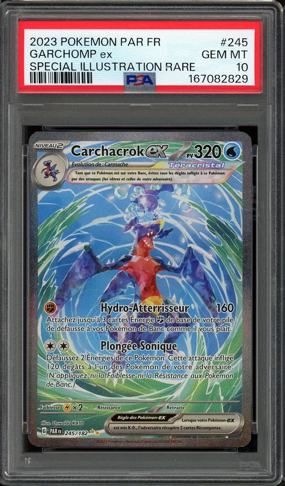 PSA 10 Carchacrok Ex