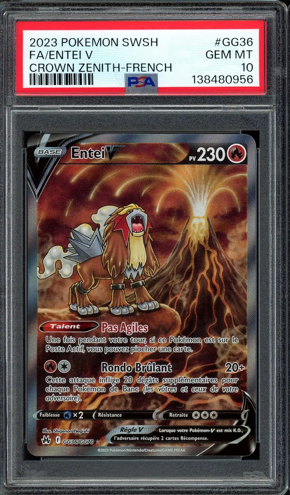 PSA 10 Entei V