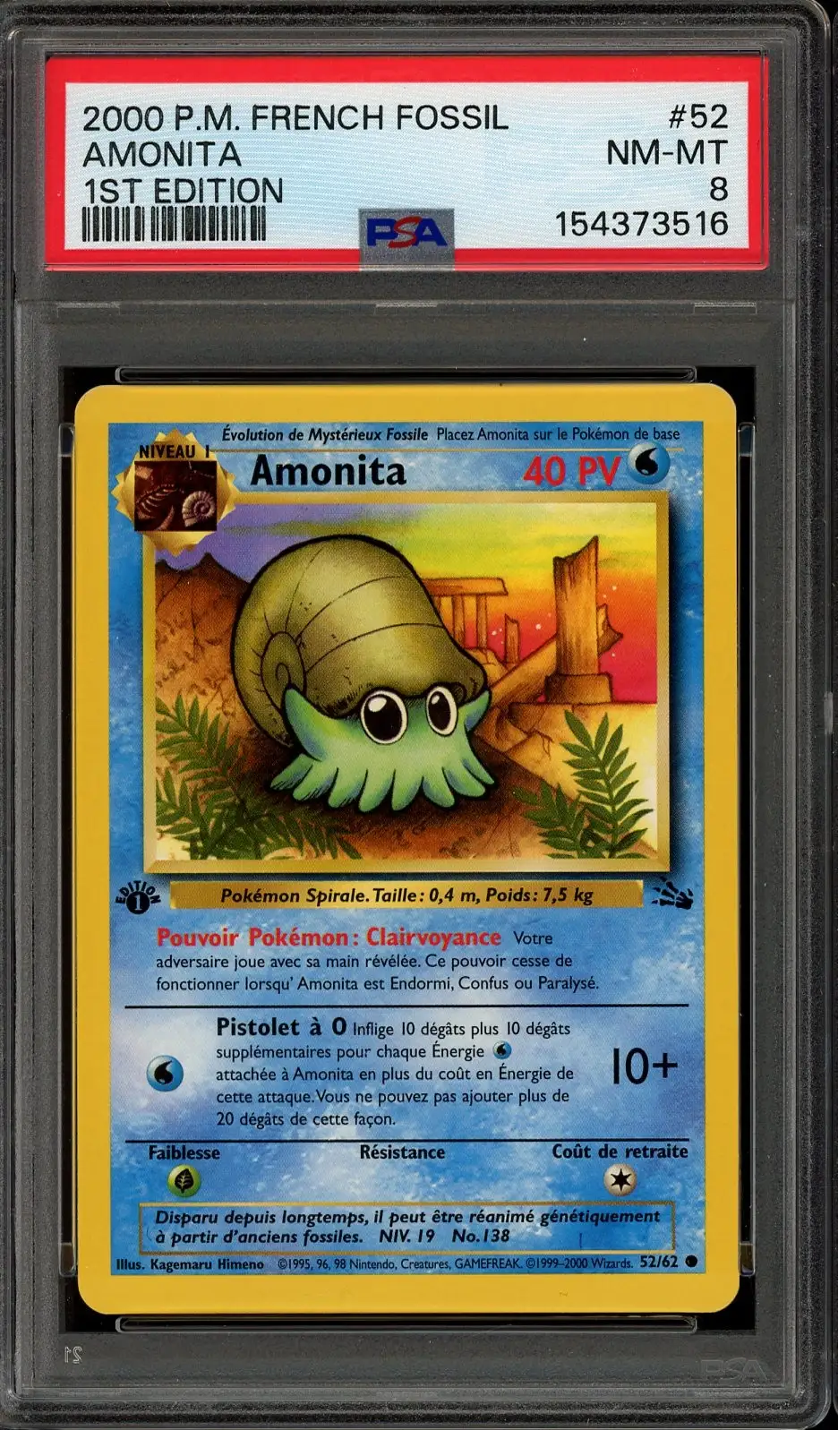 PSA 8 Amonita
