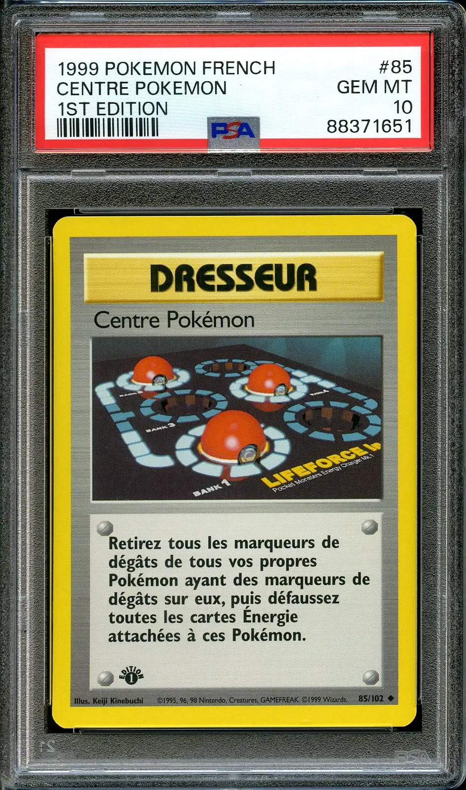 PSA 10 Centre Pokémon