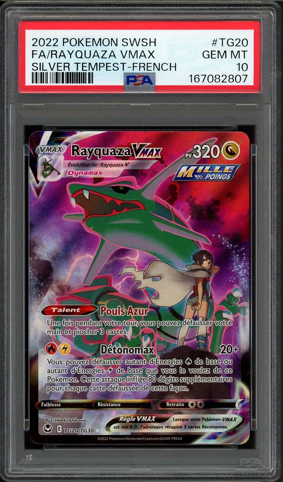PSA 10 Rayquaza VMax
