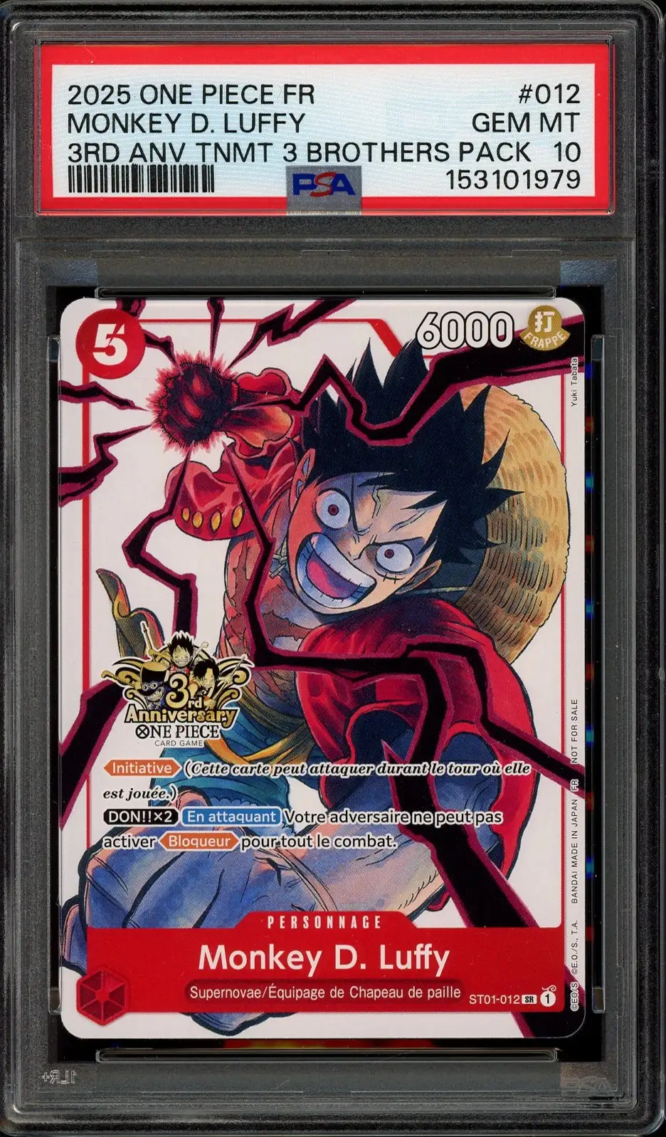 PSA 10 Monkey D. Luffy