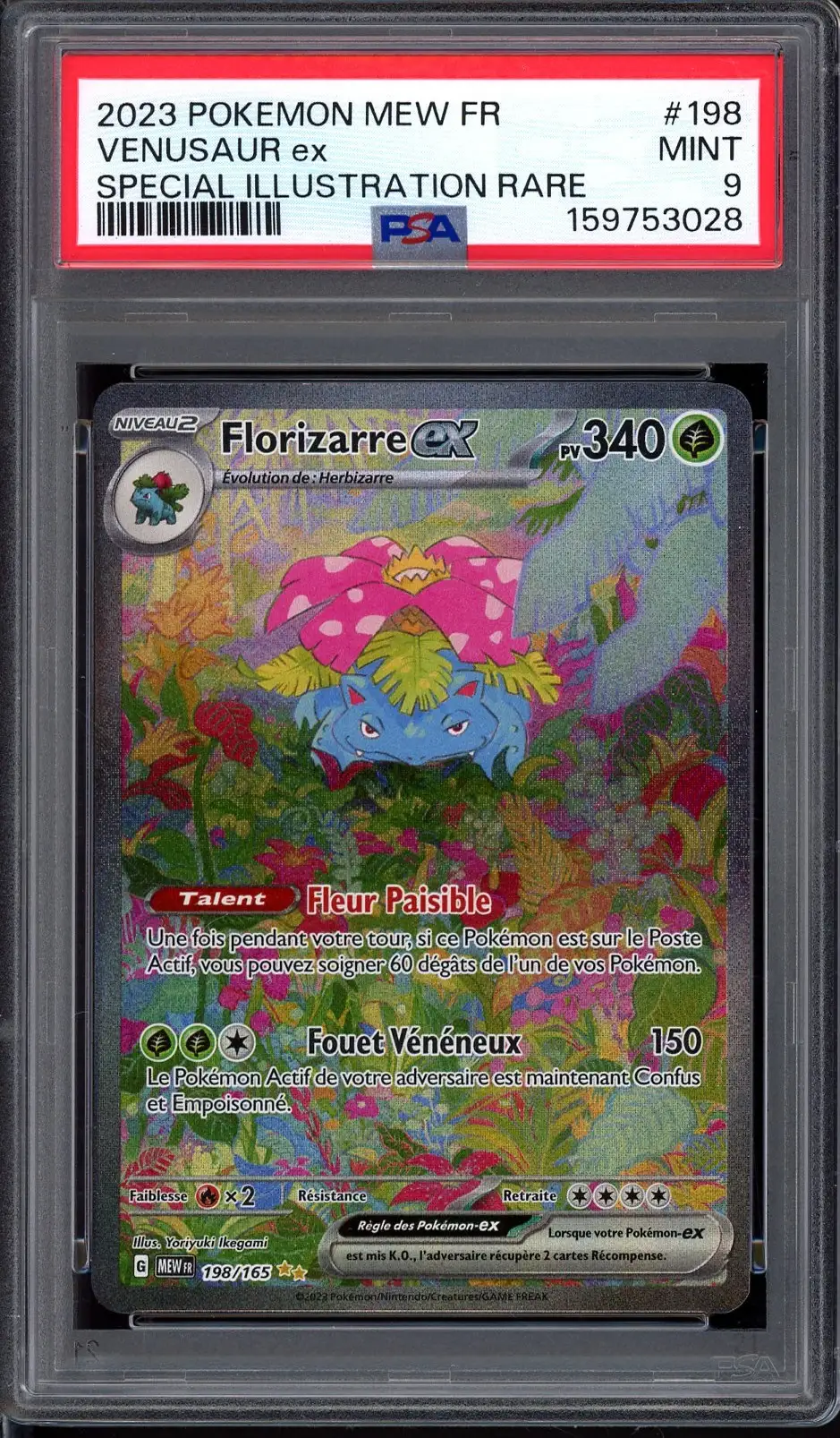 PSA 9 Florizarre Ex