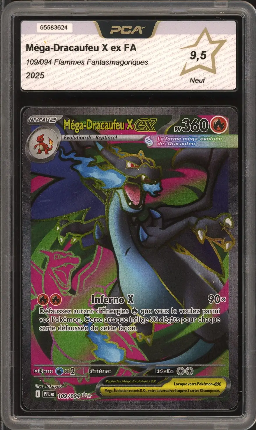PCA 9.5 Méga-Dracaufeu X Ex