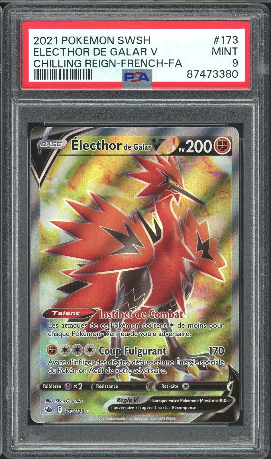 PSA 9 Electhor de Galar V