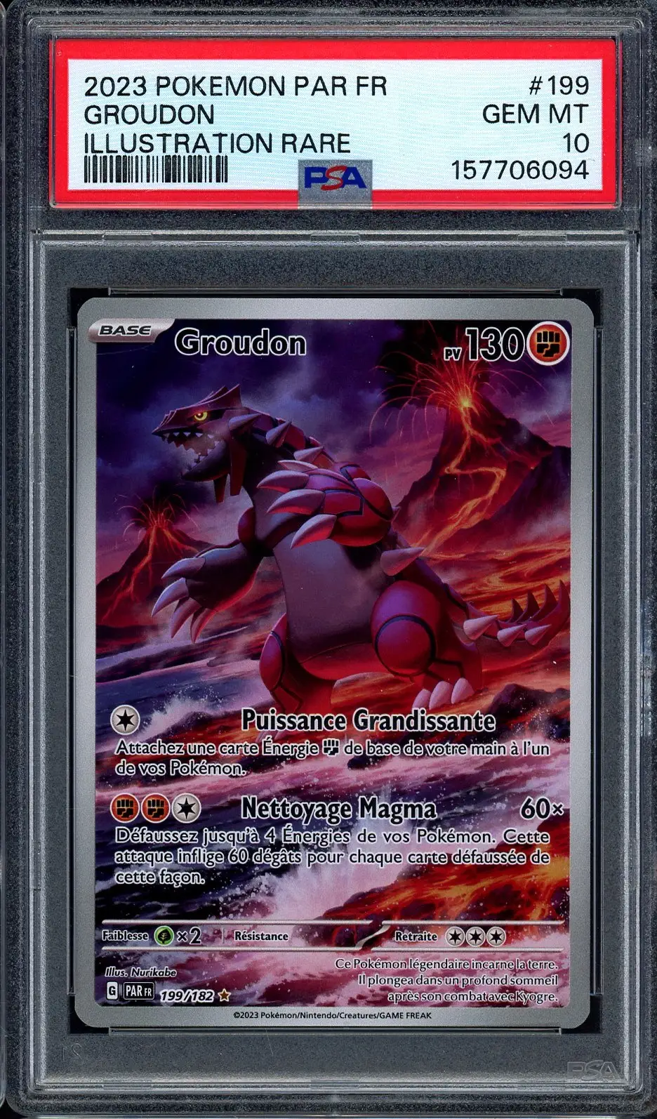 PSA 10 Groudon