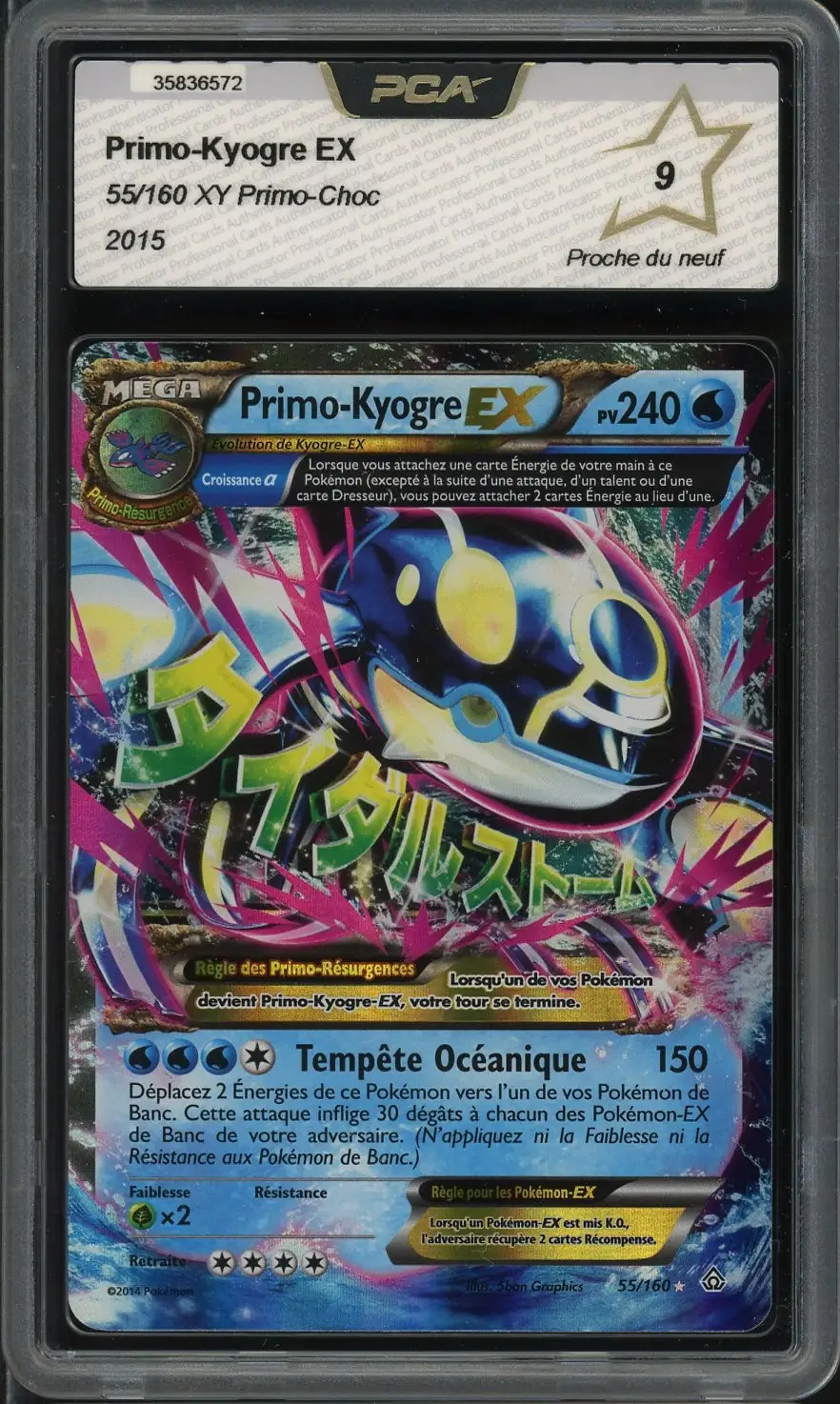 PCA 9 Primo-Kyogre Ex