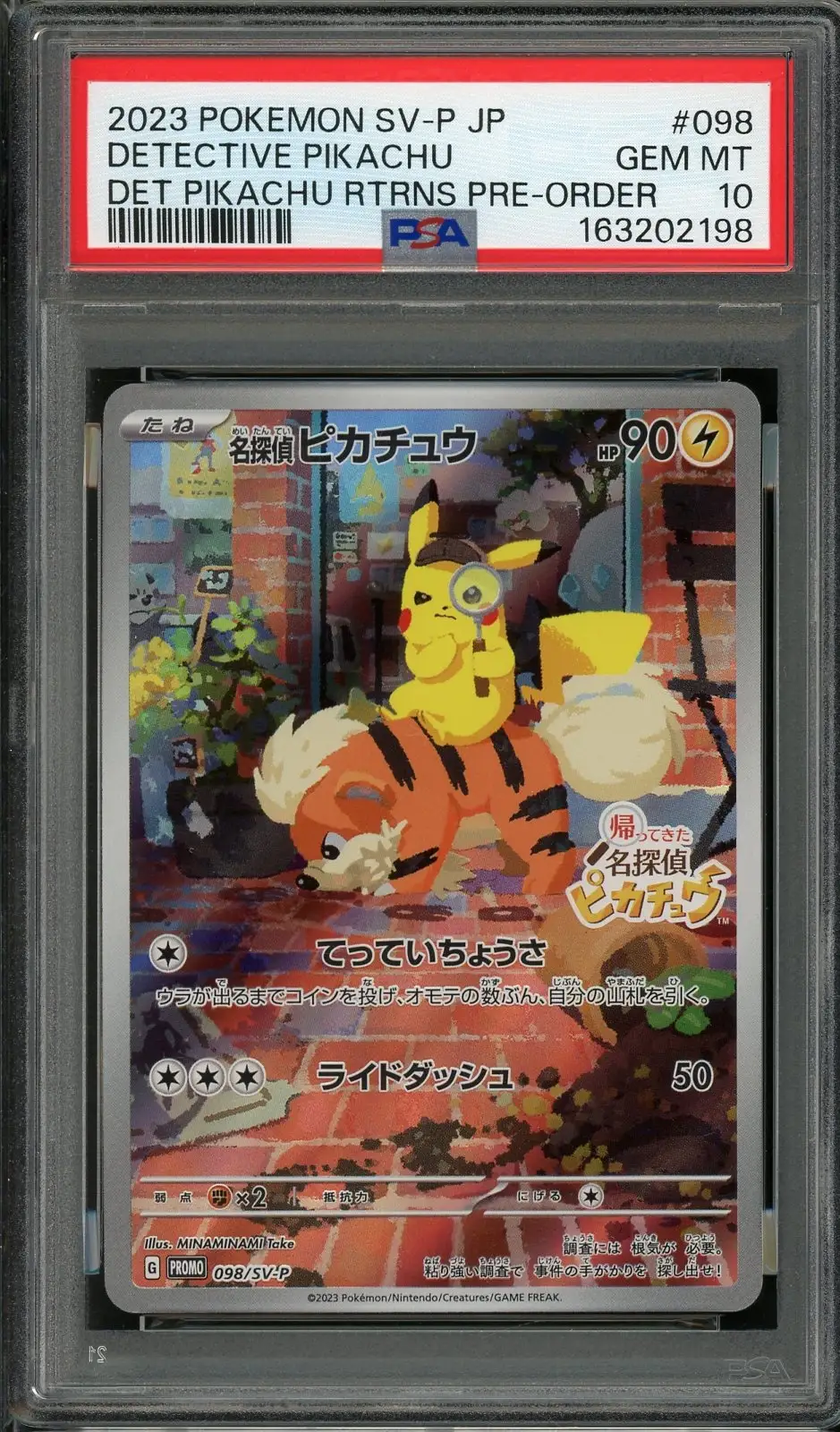 PSA 10 Detective Pikachu